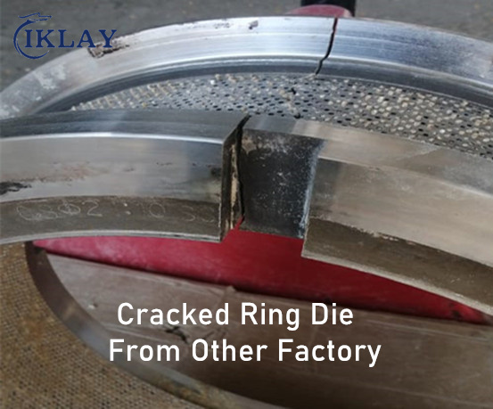 Why did pellet mill ring die always crack?